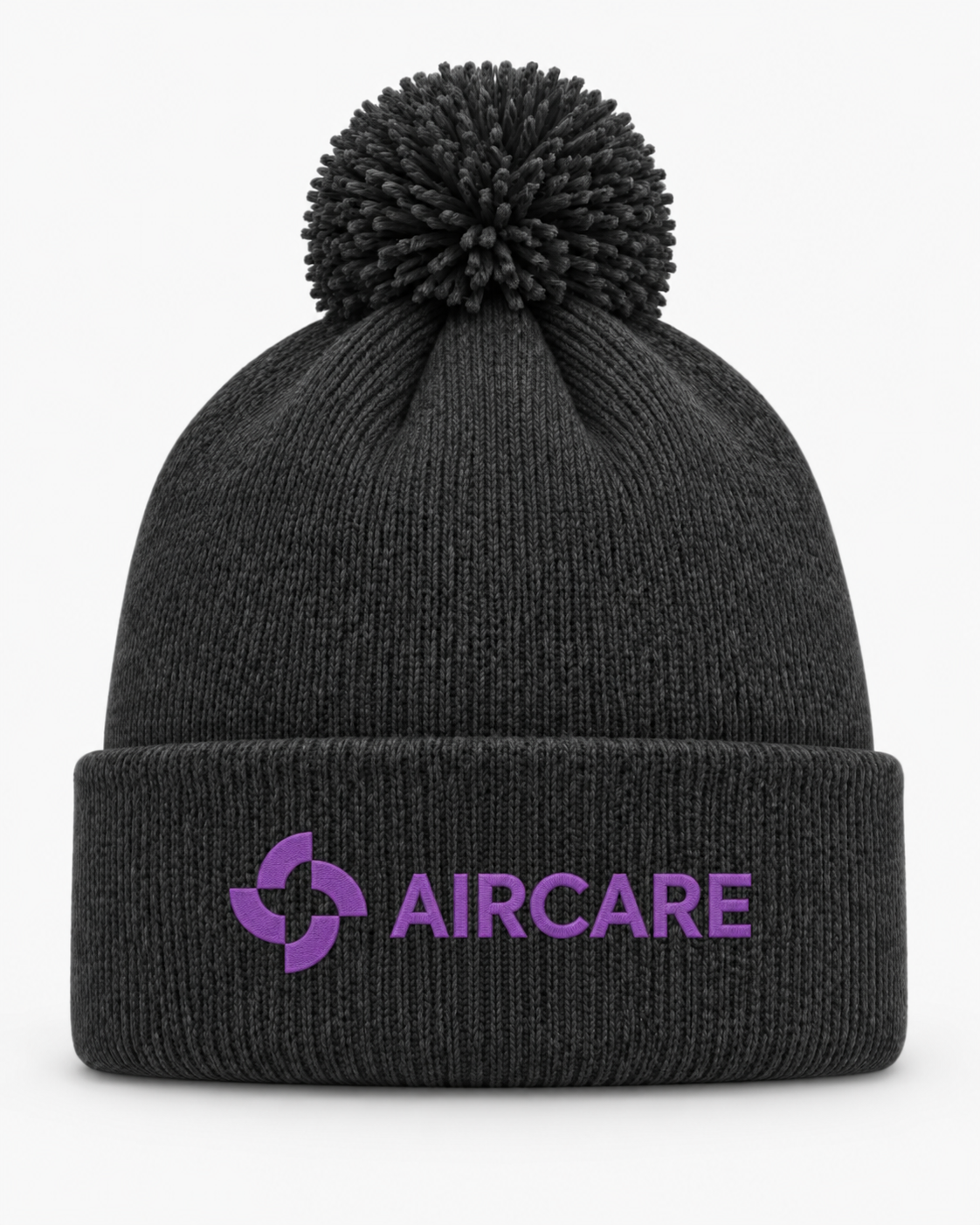 AIRCARE Pom-Pom Cuffed Beanie