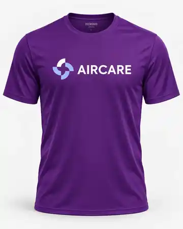 AIRCARE Performance Tee — Purple